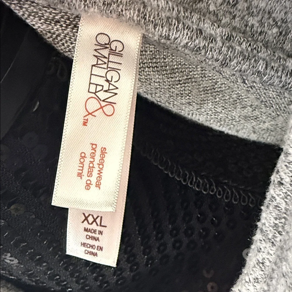 Gilligan & O'Malley Light Gray Cowl Neck Sweater - Picture 2 of 4